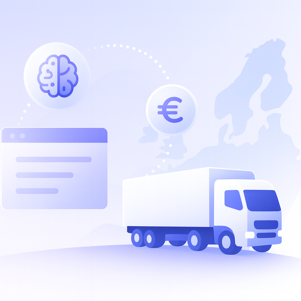 AI-powered load search scanning multiple freight exchanges in real-time